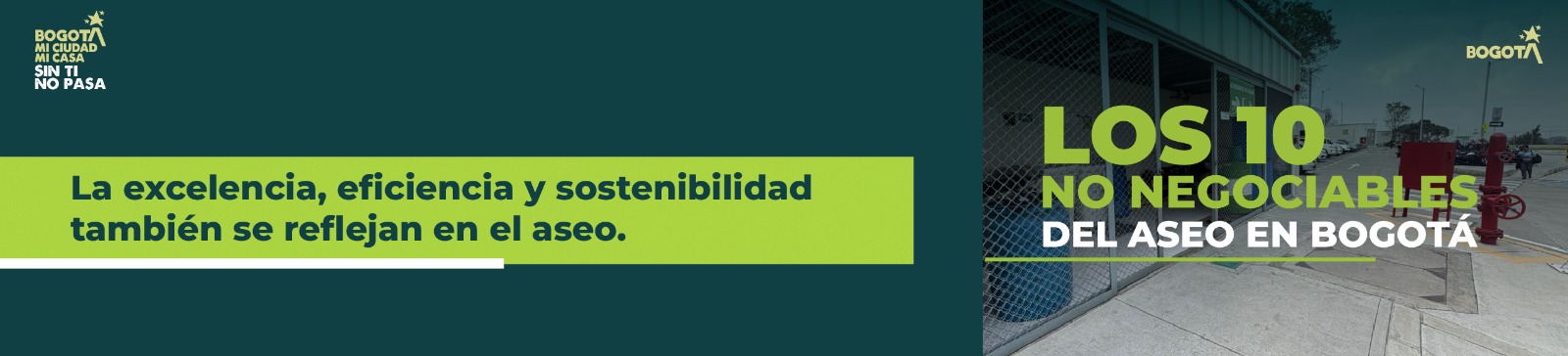 Los 10 no negociables del aseo en Bogotá
